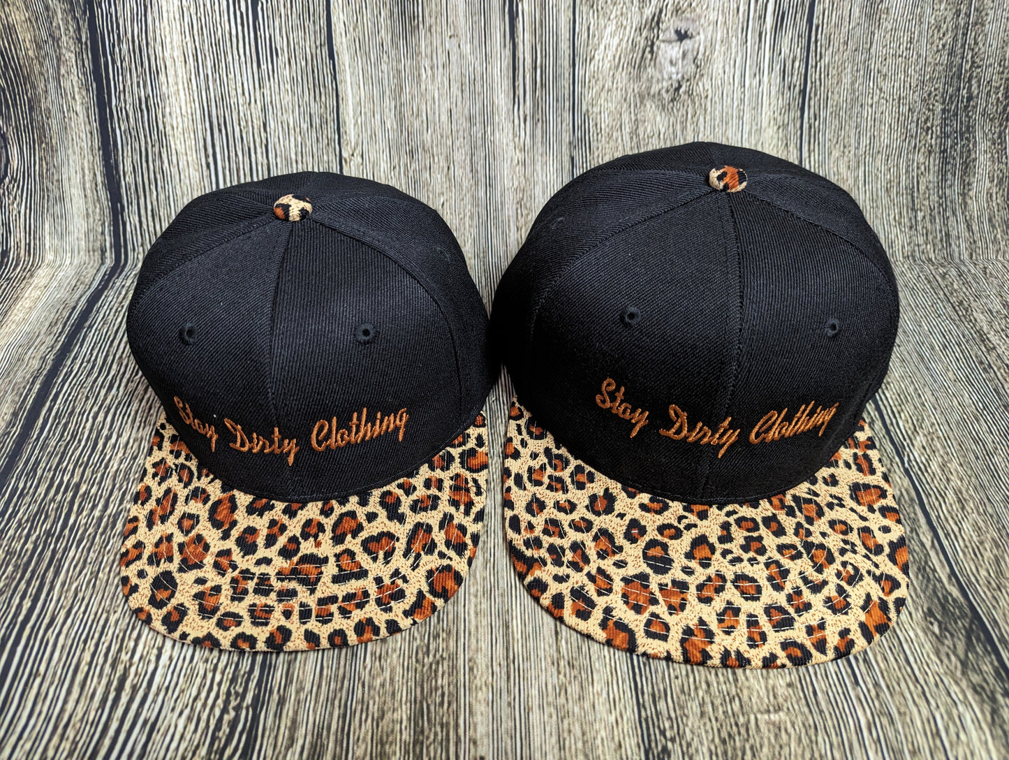 Stay Dirty Clothing - Leopard Print Snapback Hat