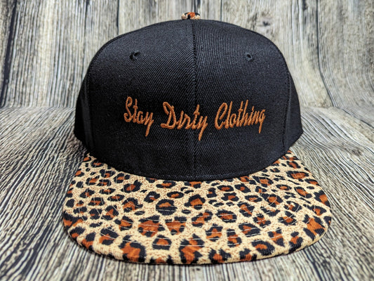 Stay Dirty Clothing  - Leopard Print Snapback Hat