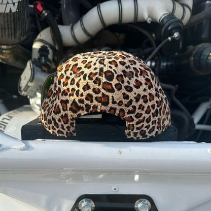 SD Logo - Leopard Print Snapback Hat V2