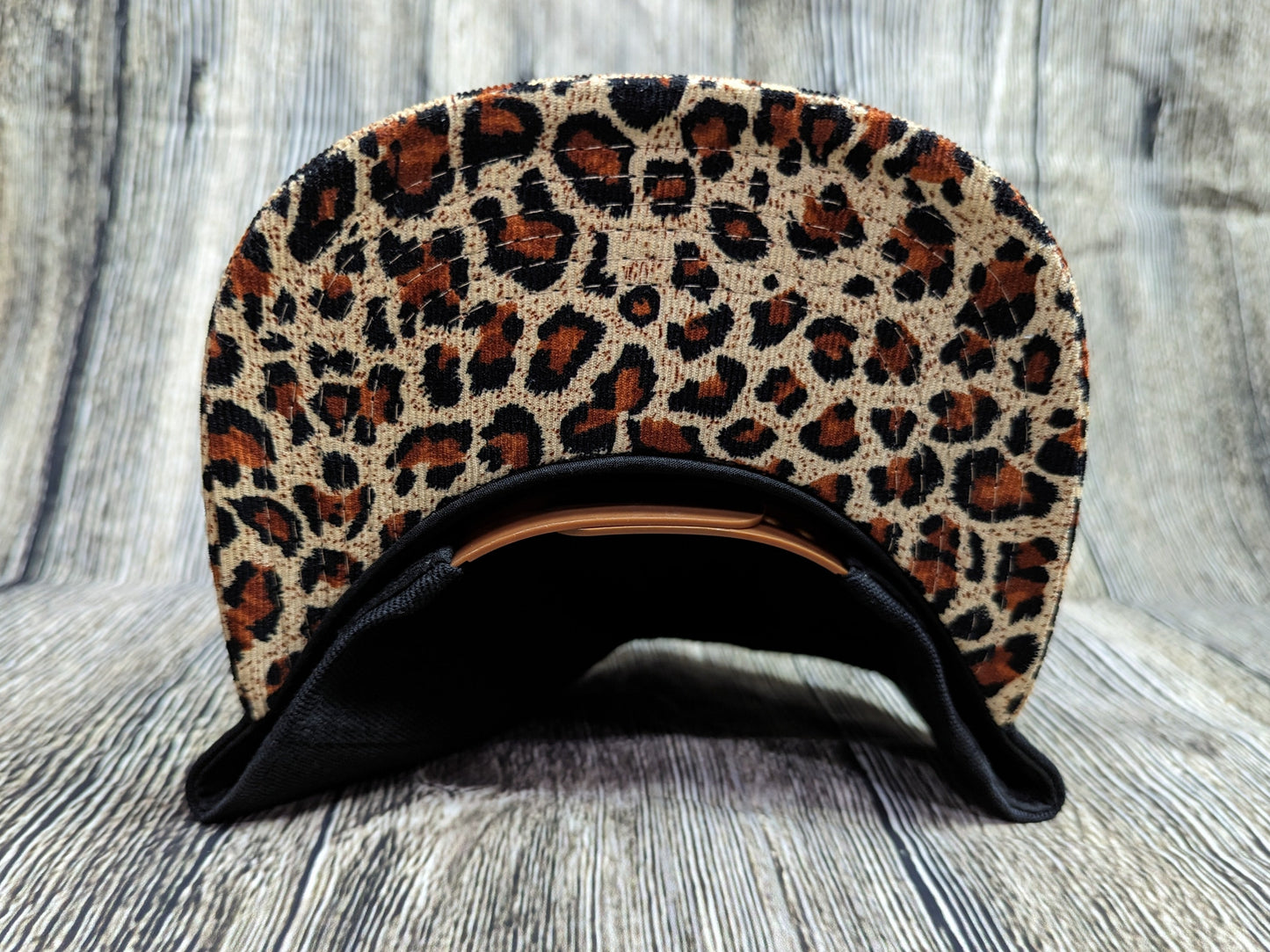 SD Logo - Leopard Print Snapback Hat V2