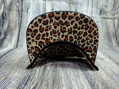 SD Logo - Leopard Print Snapback Hat V1