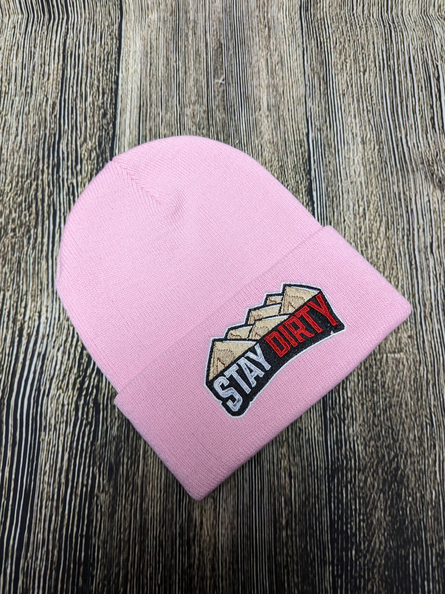 Stay Dirty Beanie Pink