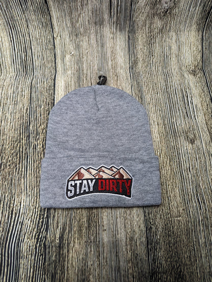 Stay Dirty Beanie Heather Gray