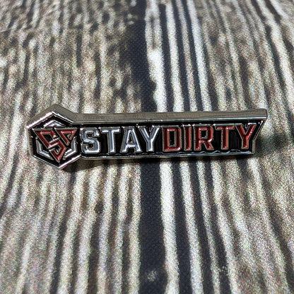 Enamel Lapel Pin - SD Stay Dirty - Hat/Shirt