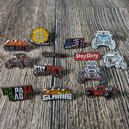 Enamel Lapel Pin - Trophy Truck/ Pre Runner - Hat/Shirt