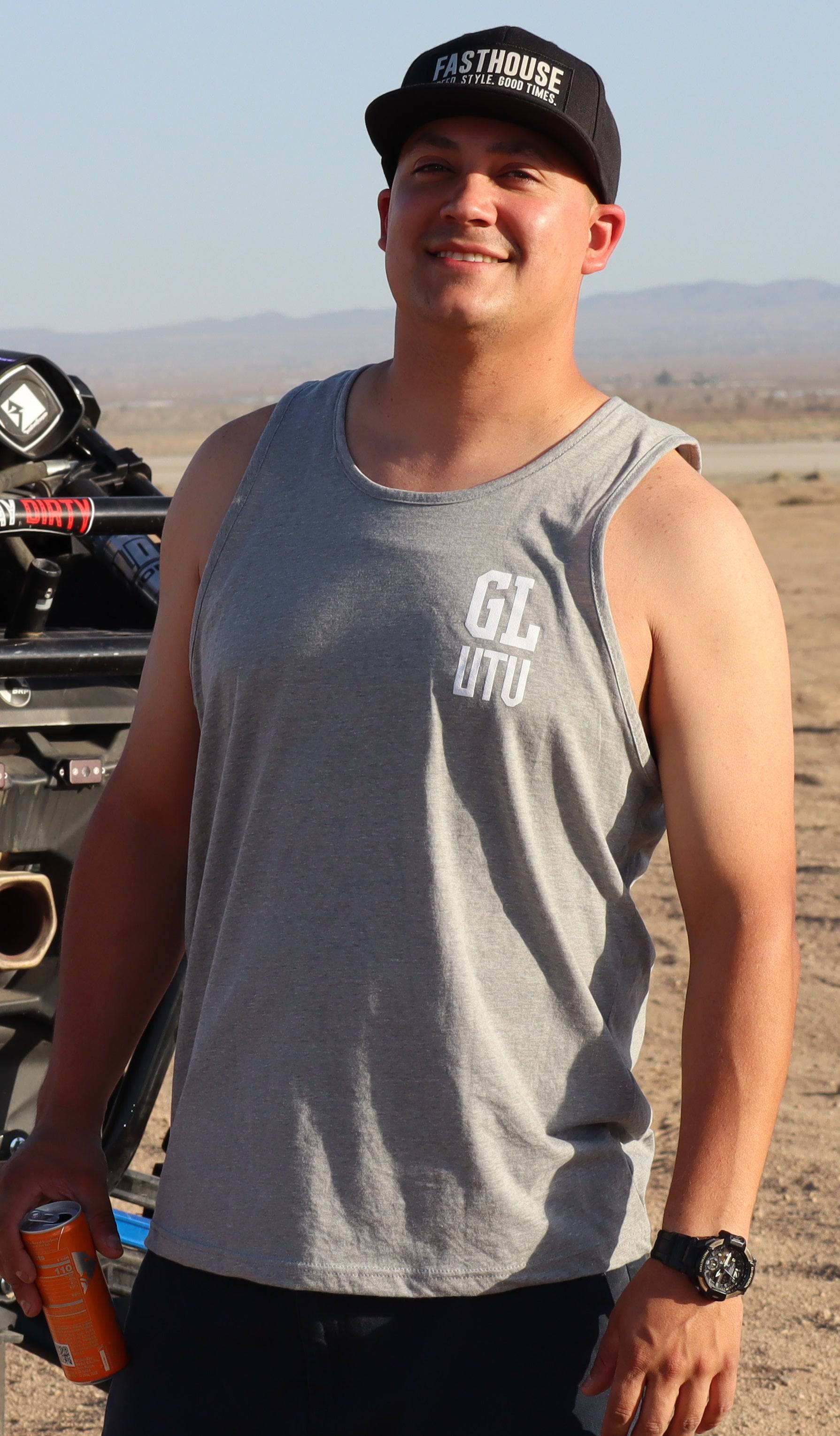 STAY DIRTY Circle Tank Top - Gray - G Life UTV Shop Parts