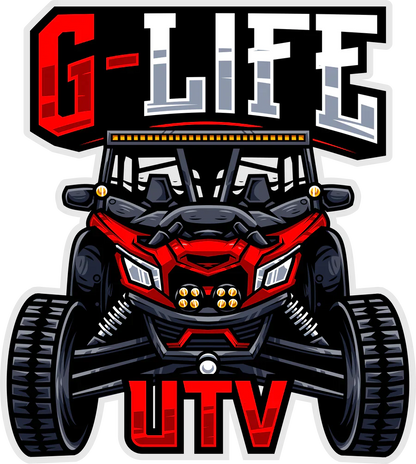 G Life UTV - Key Chain - Can am X3 - Red