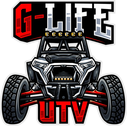 G Life UTV - Key Chain - Polaris RZR - Grey